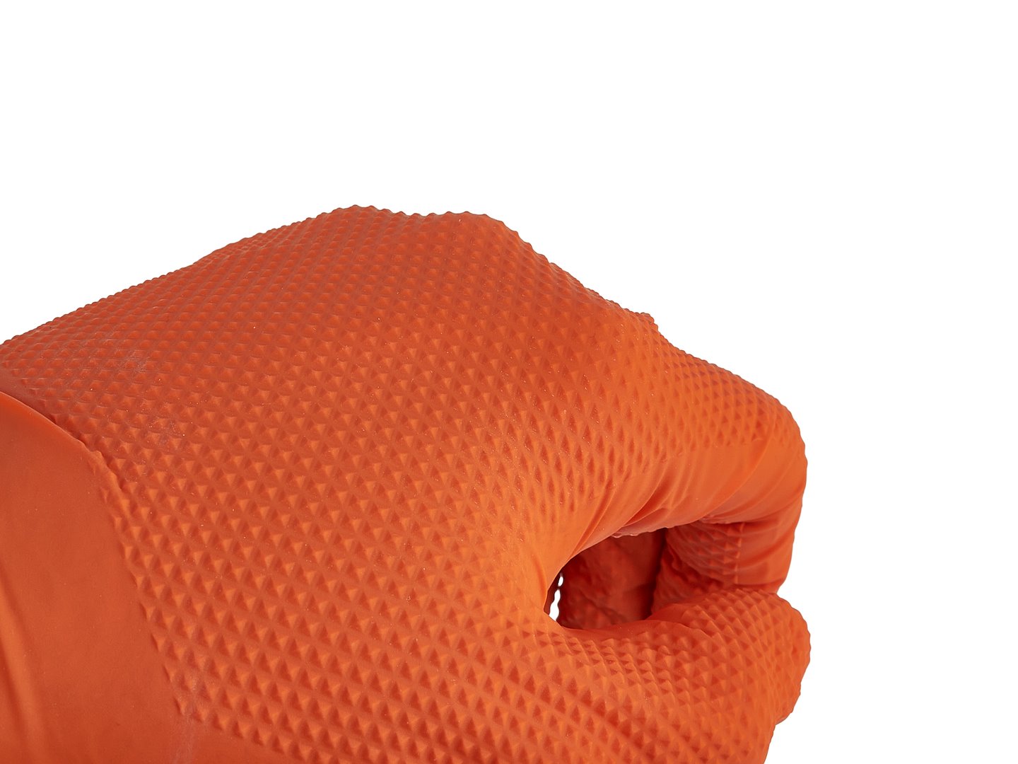 Nitrilové Rukavice Solid Grip 50 ks Velikost x l Oranžové 4