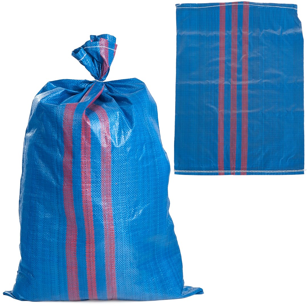 Polypropylenový pytel 50 x 80 cm, nosnost 30 kg, modro-červený – Geko 1