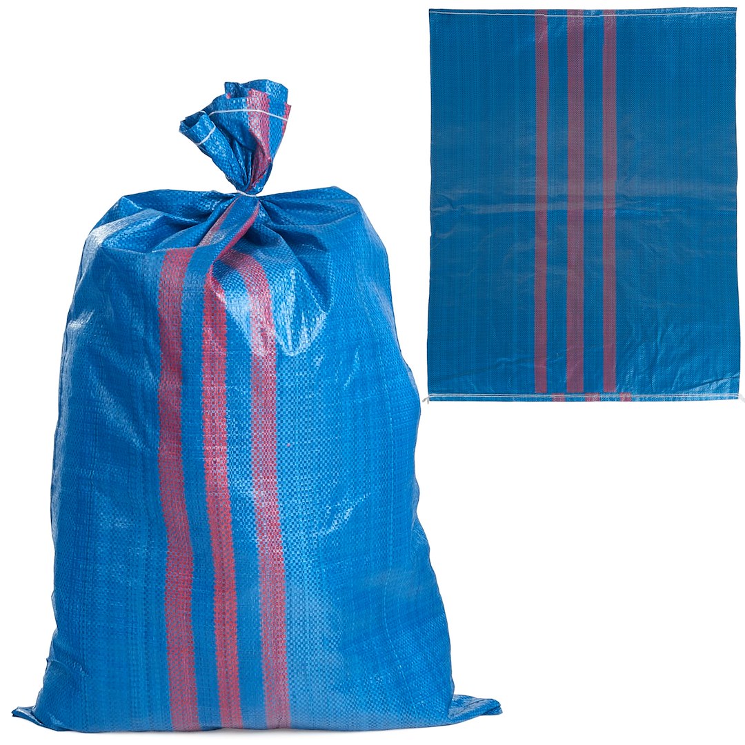 Polypropylenový pytel 65 x 105 cm 50 kg modro-červený – Geko 1