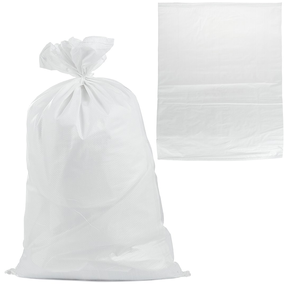 Polypropylenový Pytel 65 x 105 cm 50 Kg Bílý 100 x 500 mm 1