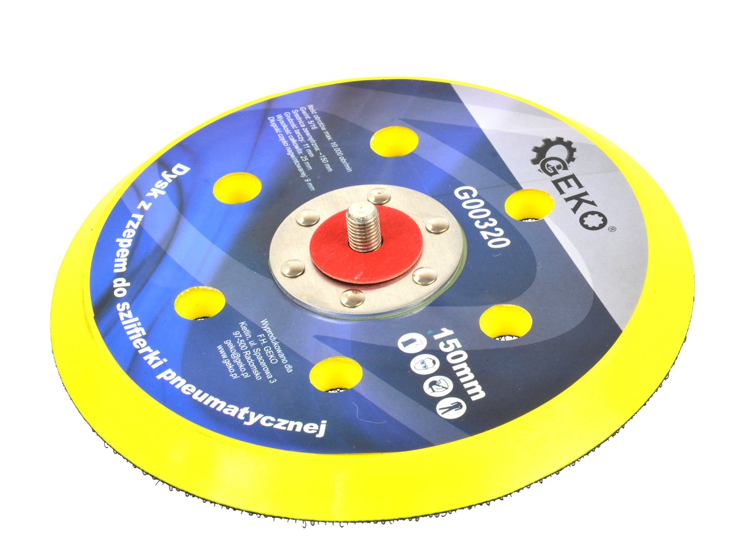 Disk s suchým zipem pro pneumatickou brusku 150 mm (20/100) 3