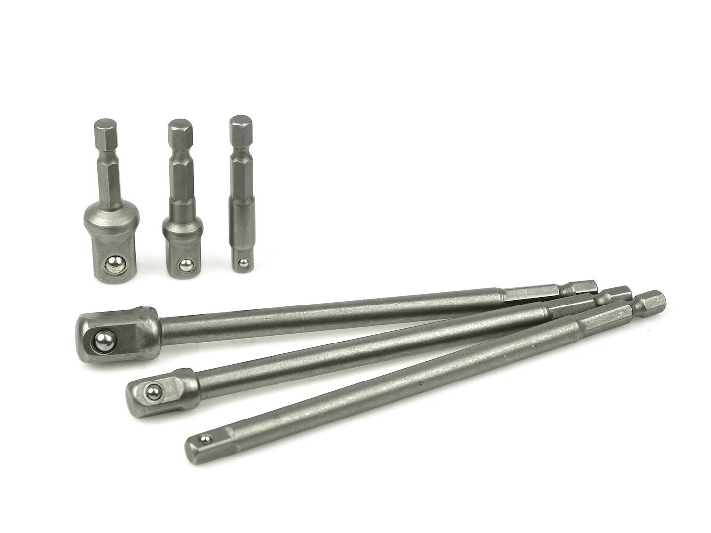 Sada adaptérů pro nástavce HEX 1/4" 3/8" 1/2" 6 ks. (50) 1