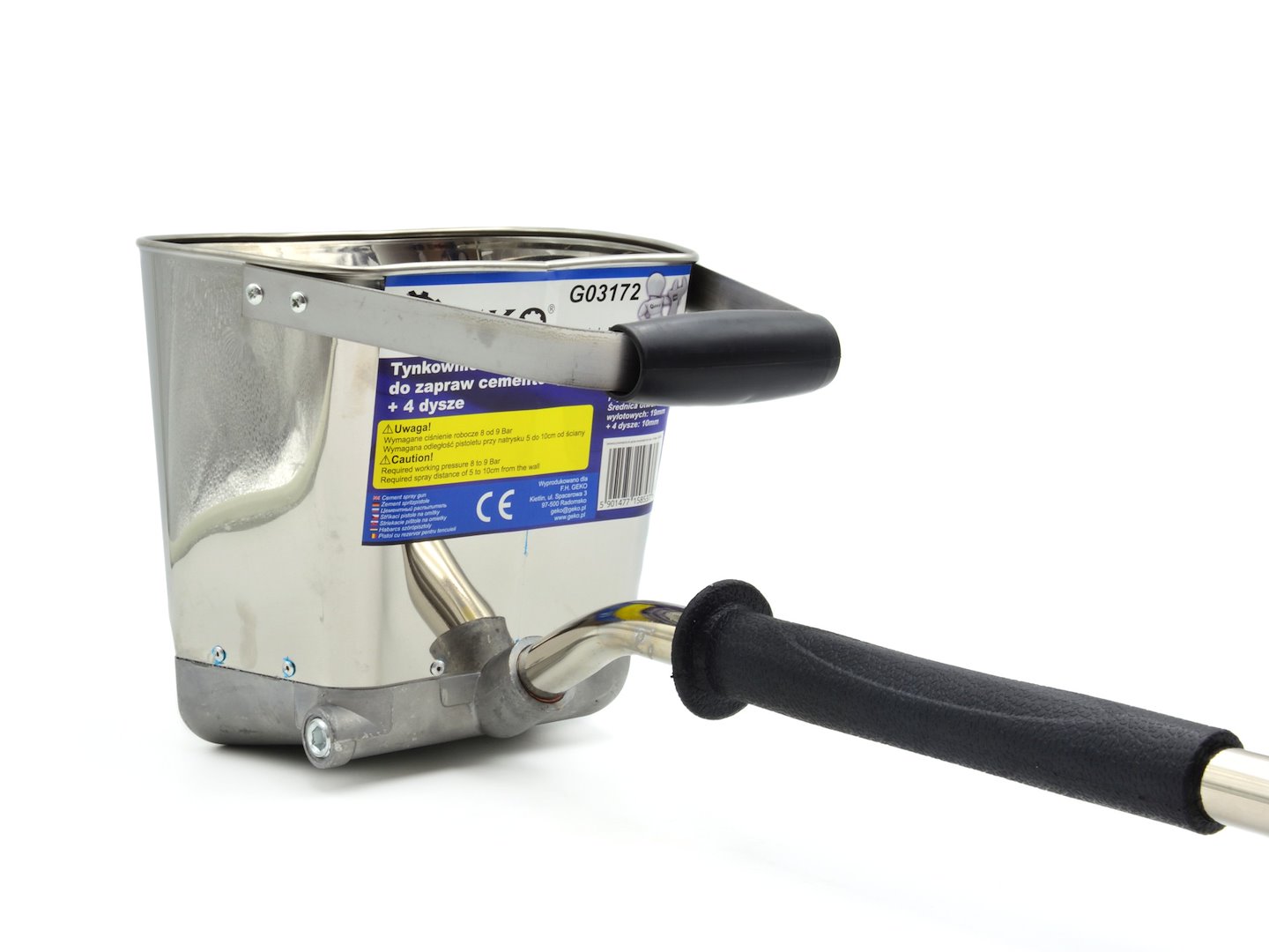 Pneumatická omítací pistole GEKO G03172 – přípojka vzduchu