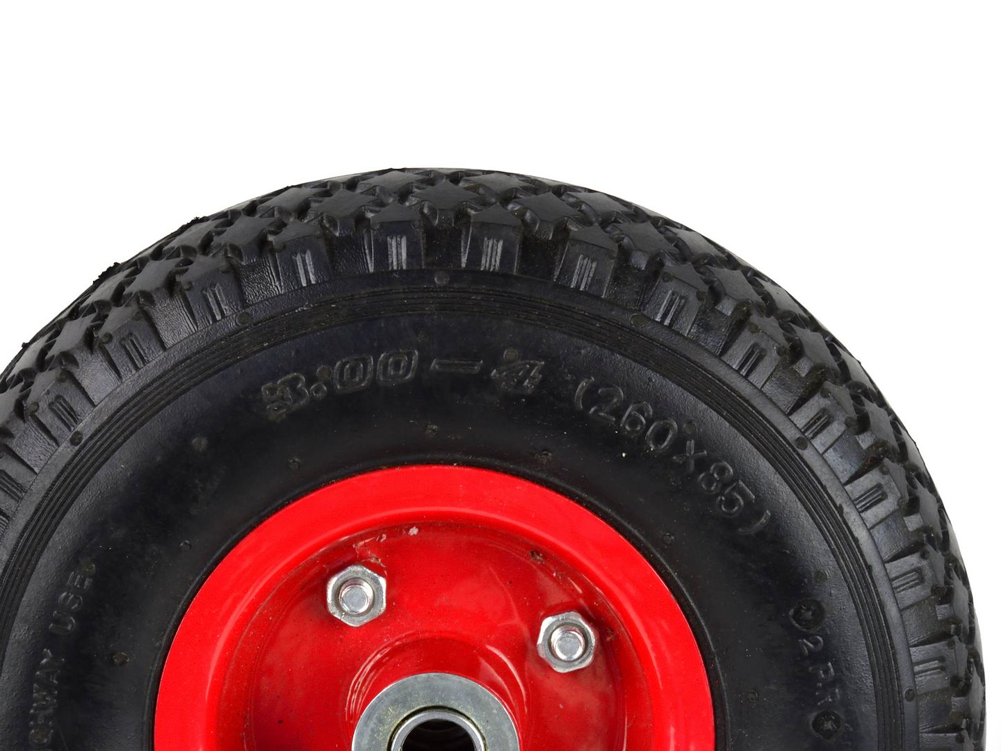 Kolo pro vozík 3.00-4/2PR – detail ventilu