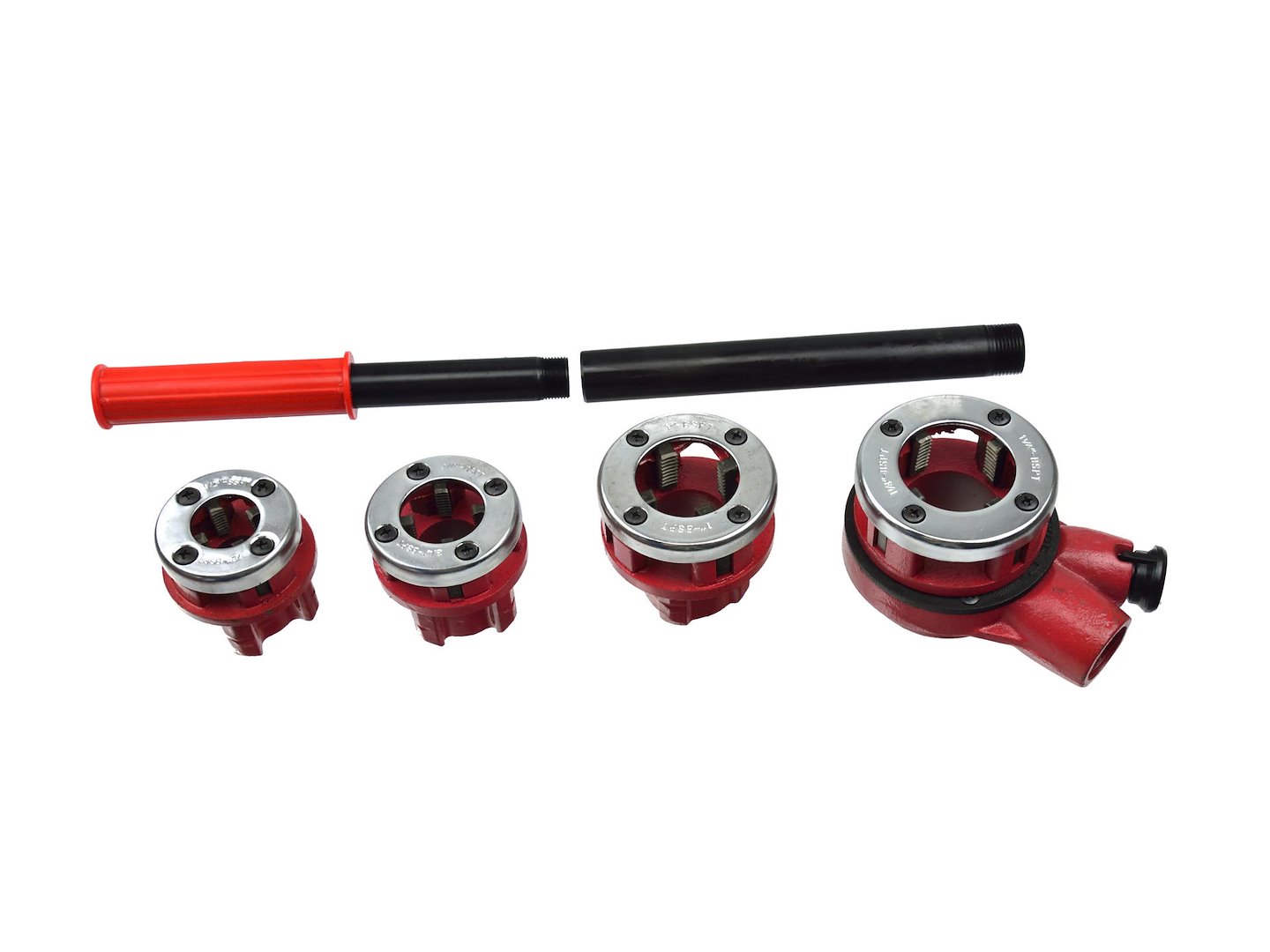 Závitořezný nástroj 4 ks 1/2"-1,1/4" (4) 3