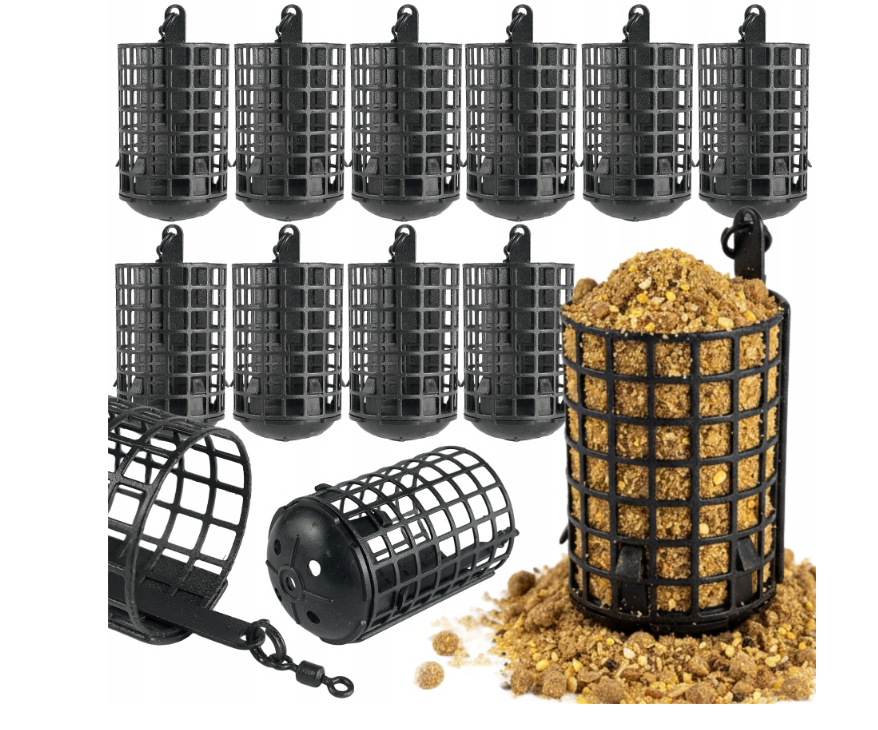 Krmítko feeder Hokkaido 30 g kulaté s obratlíkem – 10 ks