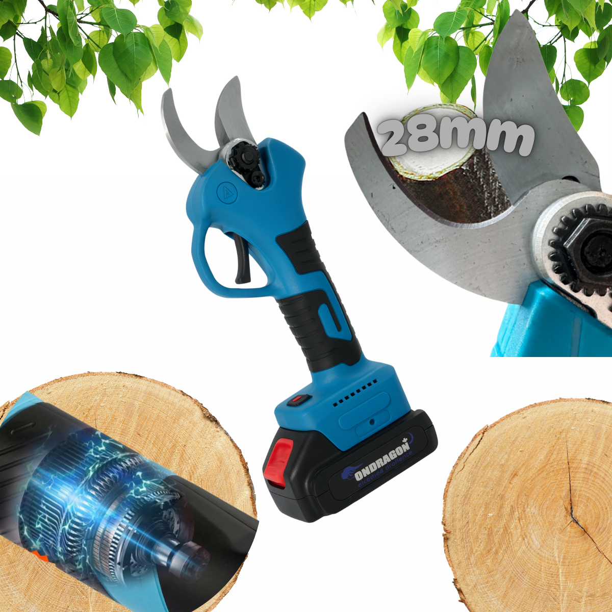 Aku nůžky na větve Ondragon