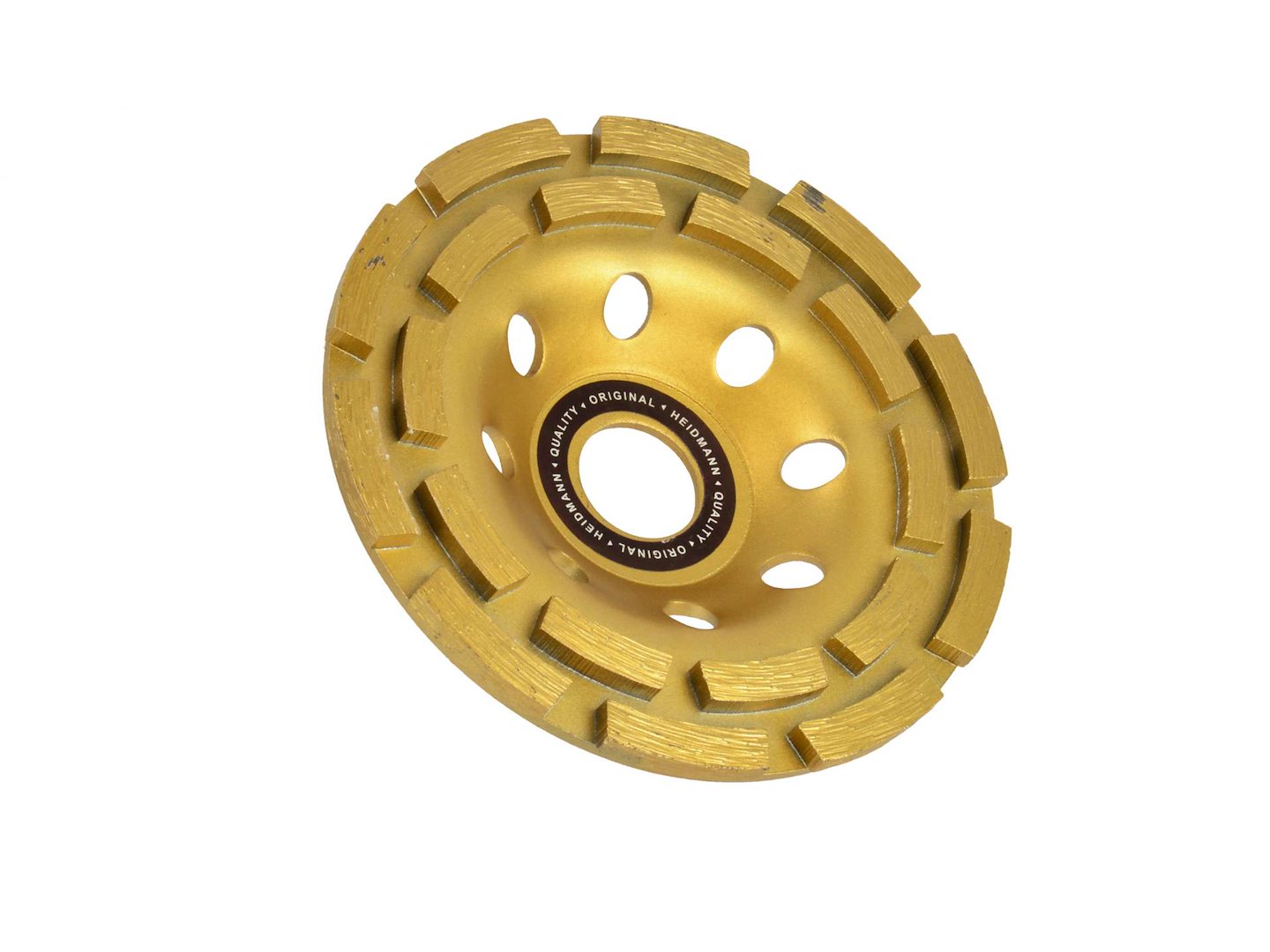 Dvojitý segmentový kotouč pro broušení betonu 125 mm x 22,23 mm Heidmann (50) 3