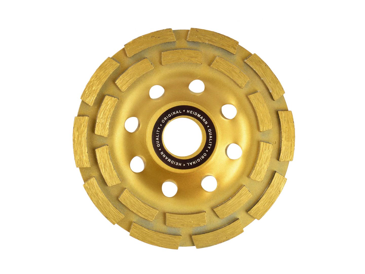 Dvojitý segmentový kotouč pro broušení betonu 125 mm x 22,23 mm Heidmann (50) 1