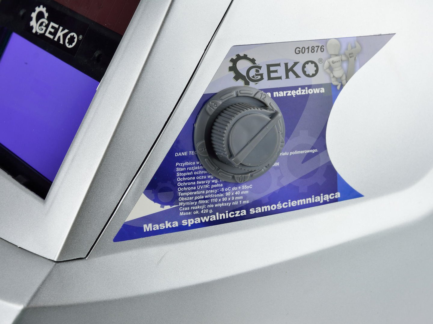 Samostmívací svařovací maska PROFI GREY(20) 1