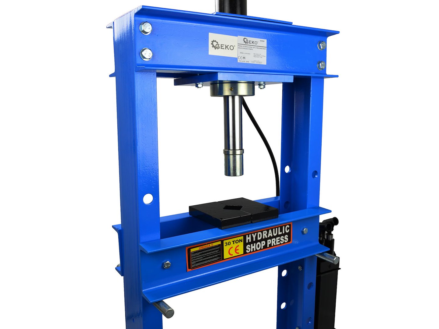 #Hydraulický lis 30T s manometrem a dvoustupňovým čerpadlem (1) 6