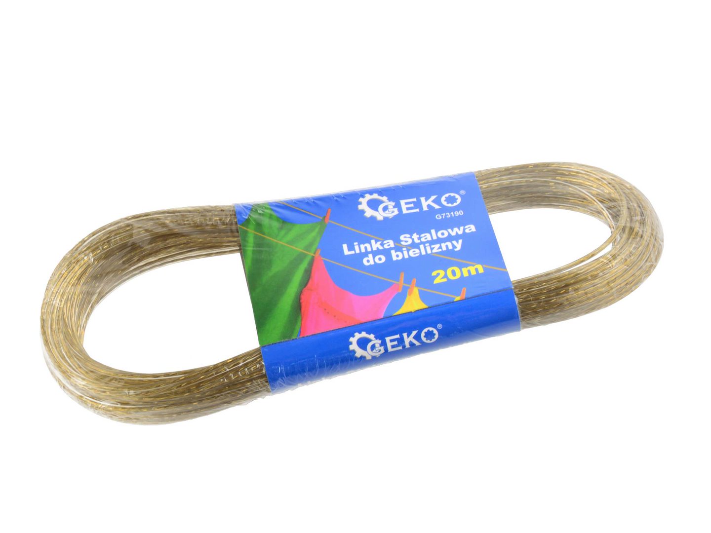 Ocelové lanko na prádlo 2 mm x 20 m (48) 1