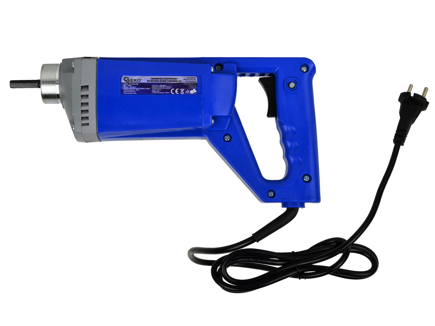 Vibrátor na beton WG-527 850 W DIA35MM 2M-buława (10/2 ks) 2