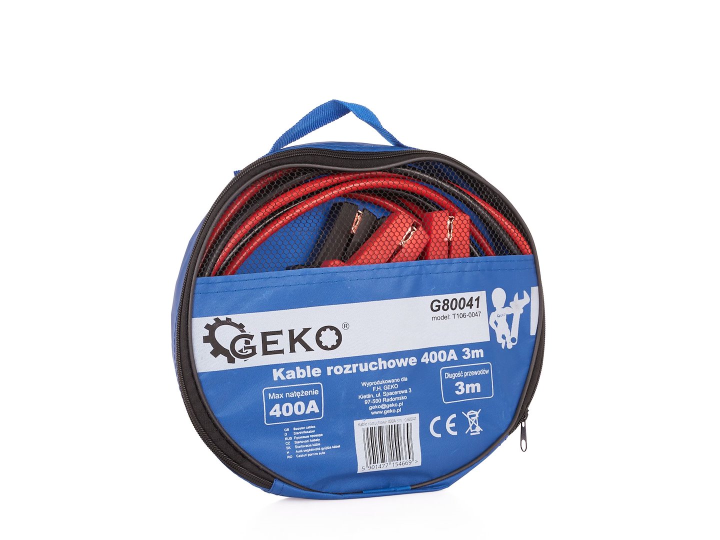 Startovací kabely 400 A 3 m – Geko 4