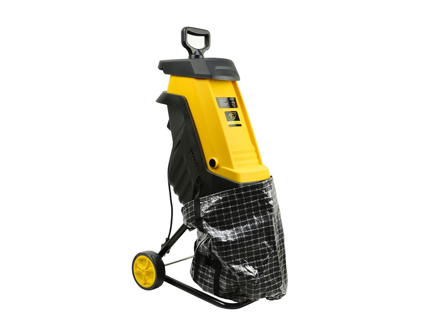 Drtič větví 2000 W Geko – detail vstupního otvoru