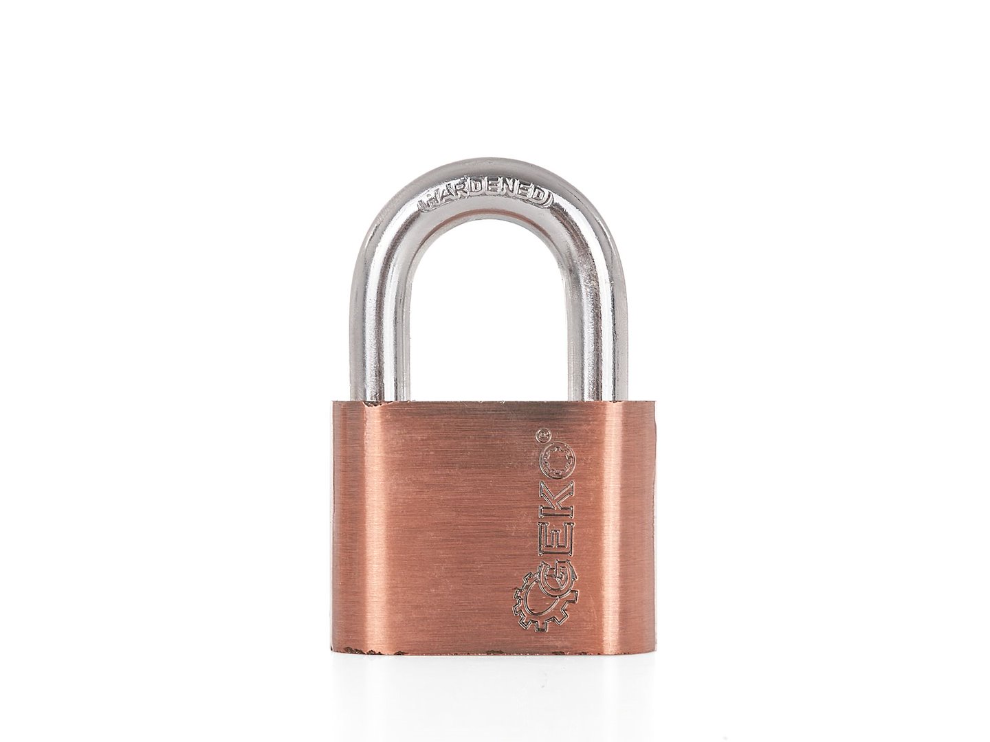 Sada visacích zámků Geko 50 mm – detail systému jednoho klíče