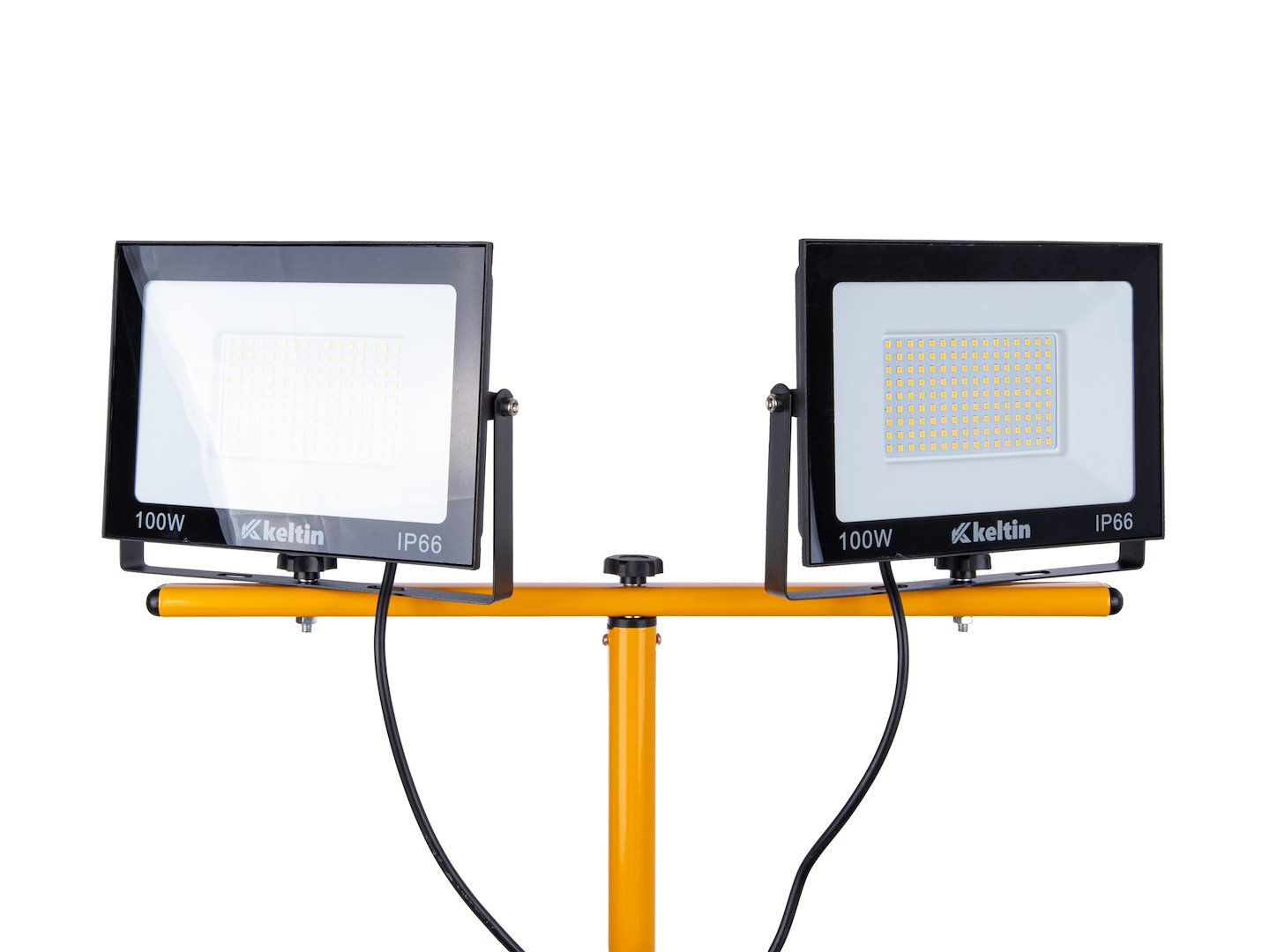 LED reflektor 2x100W Geko s teleskopickým stativem – neutrální bílá 4500K pro profesionální osvětlení 7