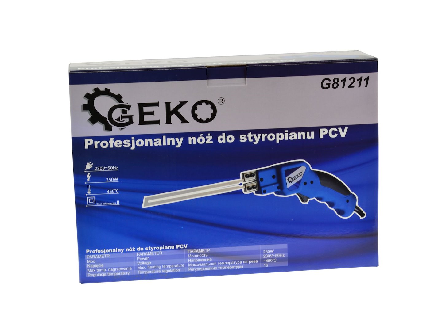 Elektrický nůž na polystyren GEKO EKSPRES G81211 - 250W s regulací teploty 100-450°C 8