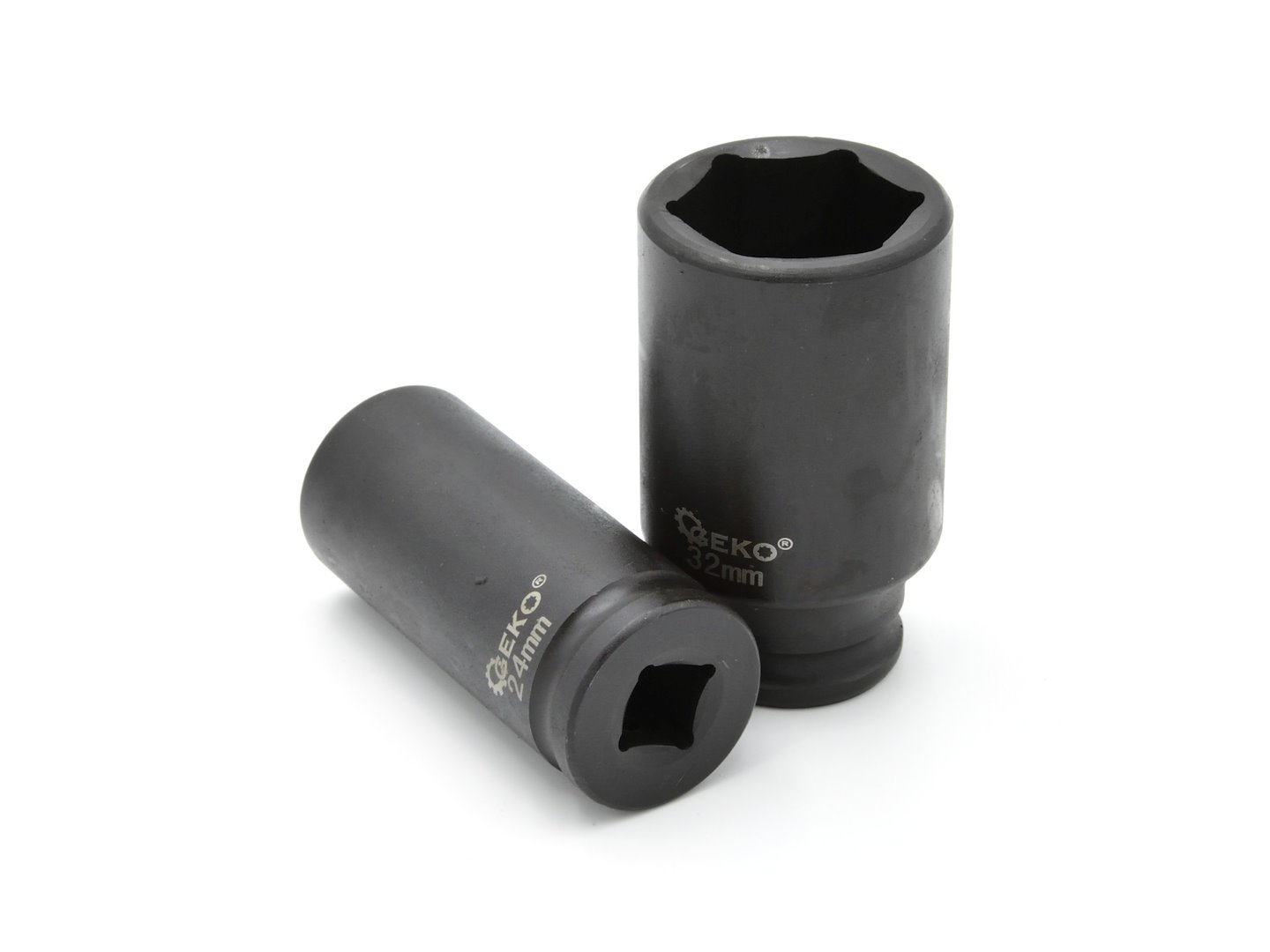 Sada dlhých nástrčných kľúčov Geko 1/2" 10–32 mm, 16 kusov – CrV oceľ 4