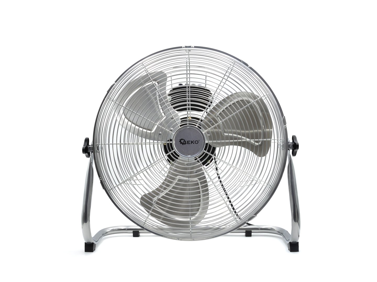 Podlahový ventilátor Geko 50cm nerezová ocel - průmyslový výkon pro dílny a sklady 2