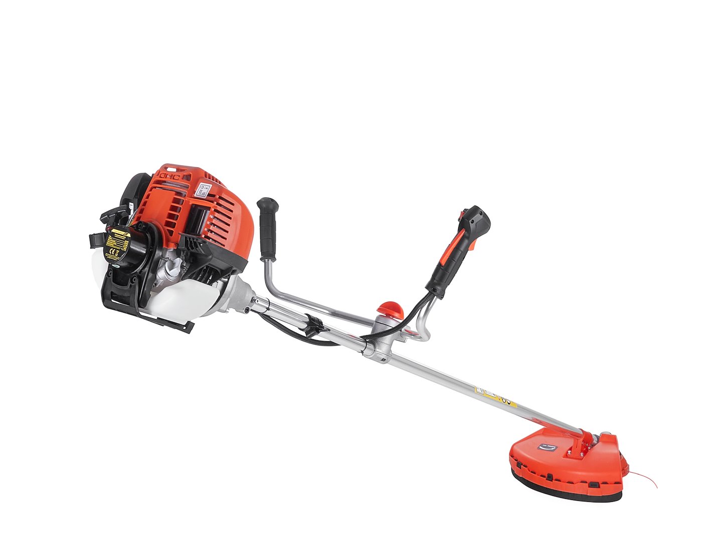 Křovinořez benzínový 4-taktní GEKO JG — ergonomická rukojeť a ovládání