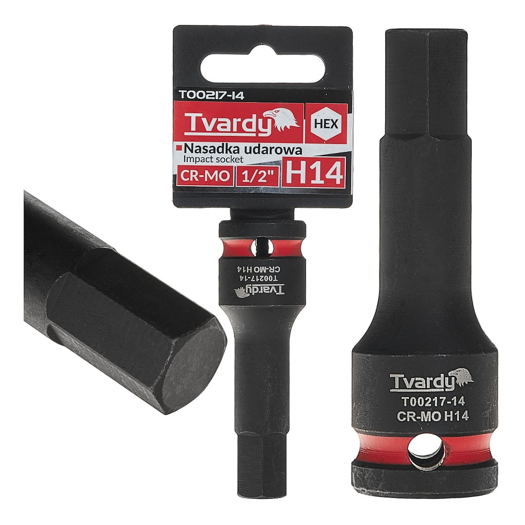 Násadec rázový GEKO HEX H14 1/2" CR-MO ocel - profesionální kvalita pre autoservisy 1