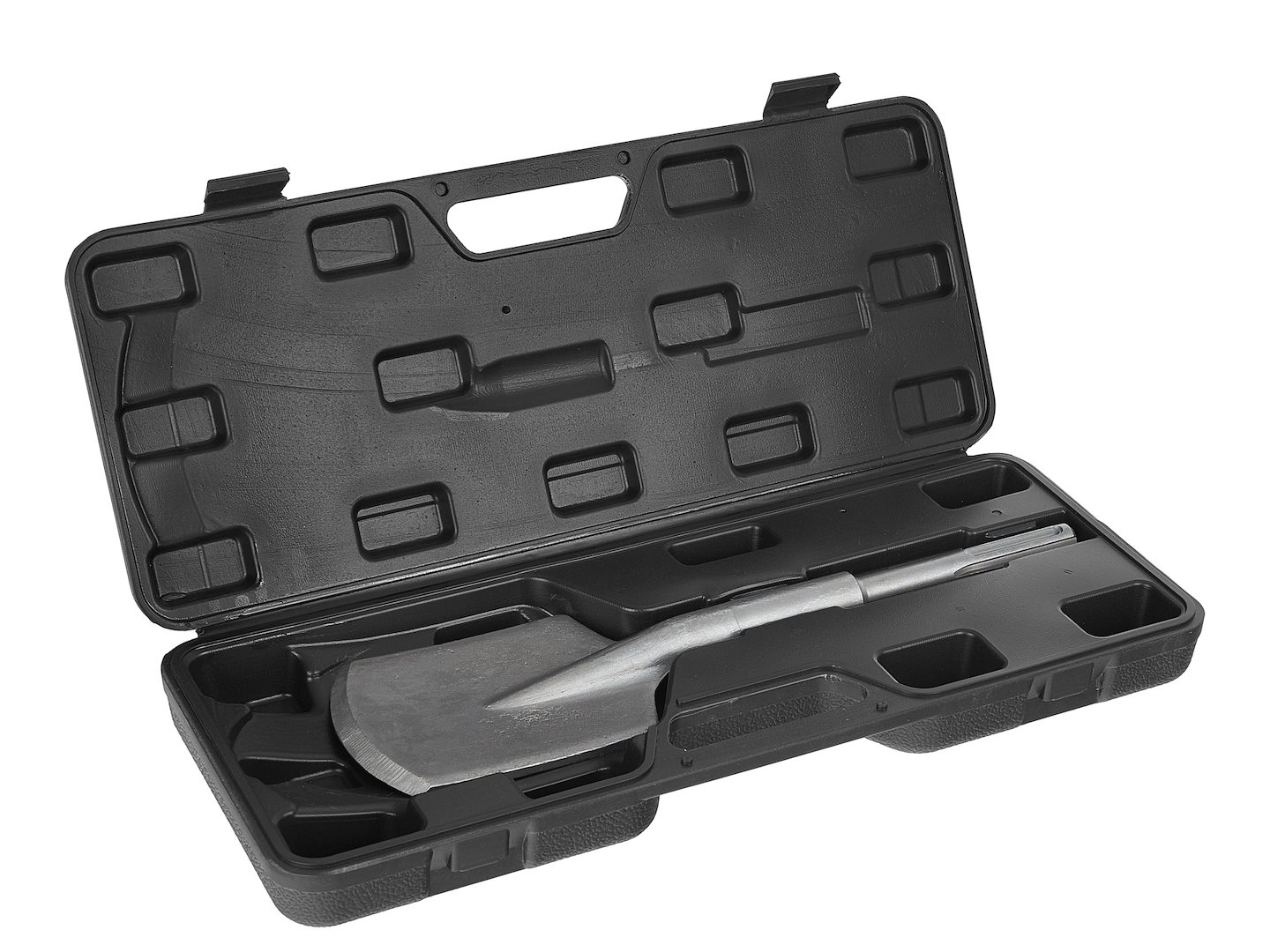 Sekáč SDS Max Geko — detail pracovní čepele šířky 110 mm