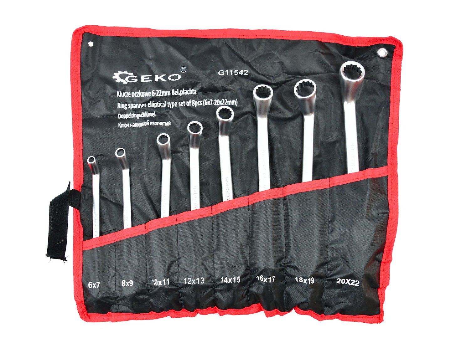 Očkové klíče 6–22 mm, sada 8 ks (12) 1