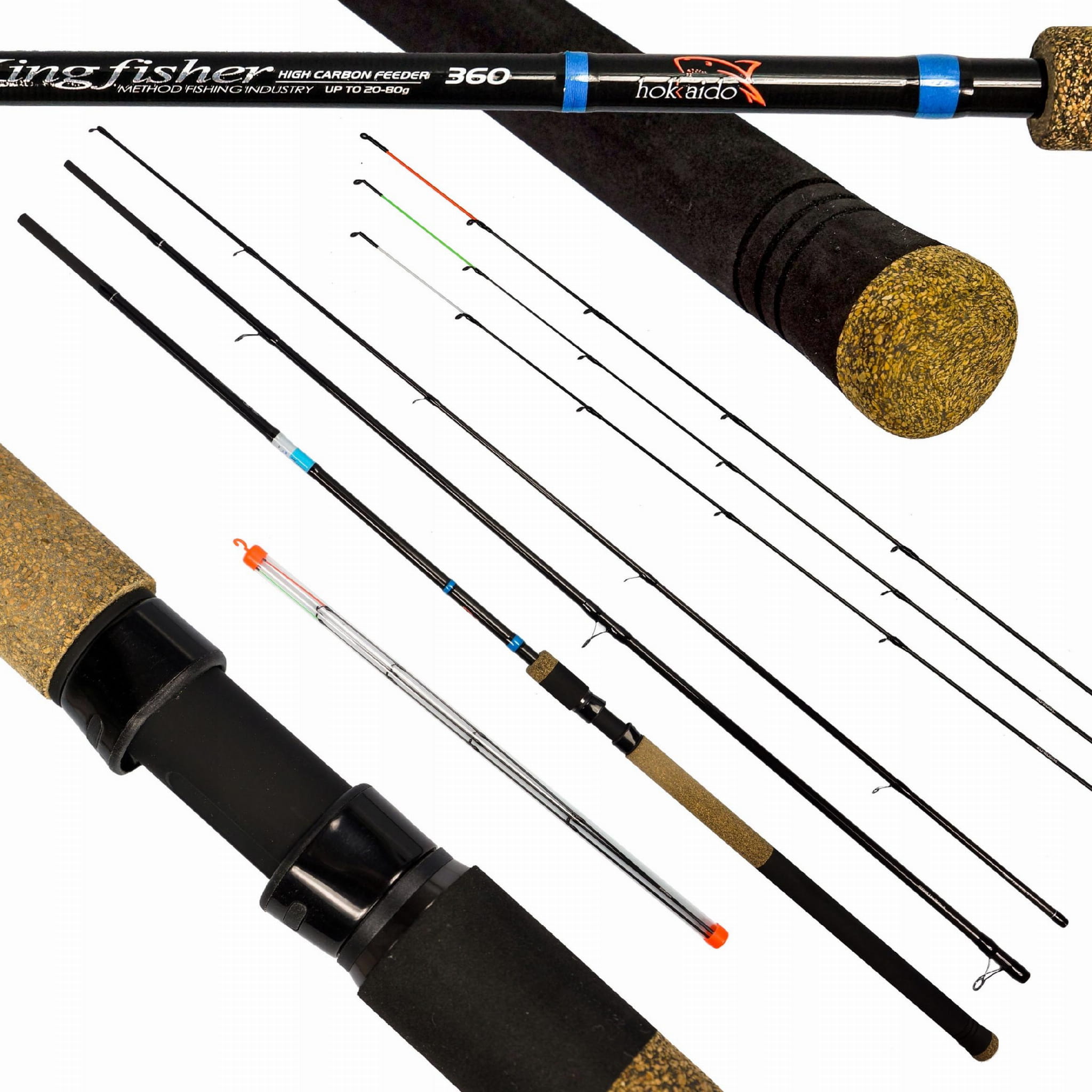 Hokkaido Kingfisher Carbon Feeder 360 – celkový pohled na prut