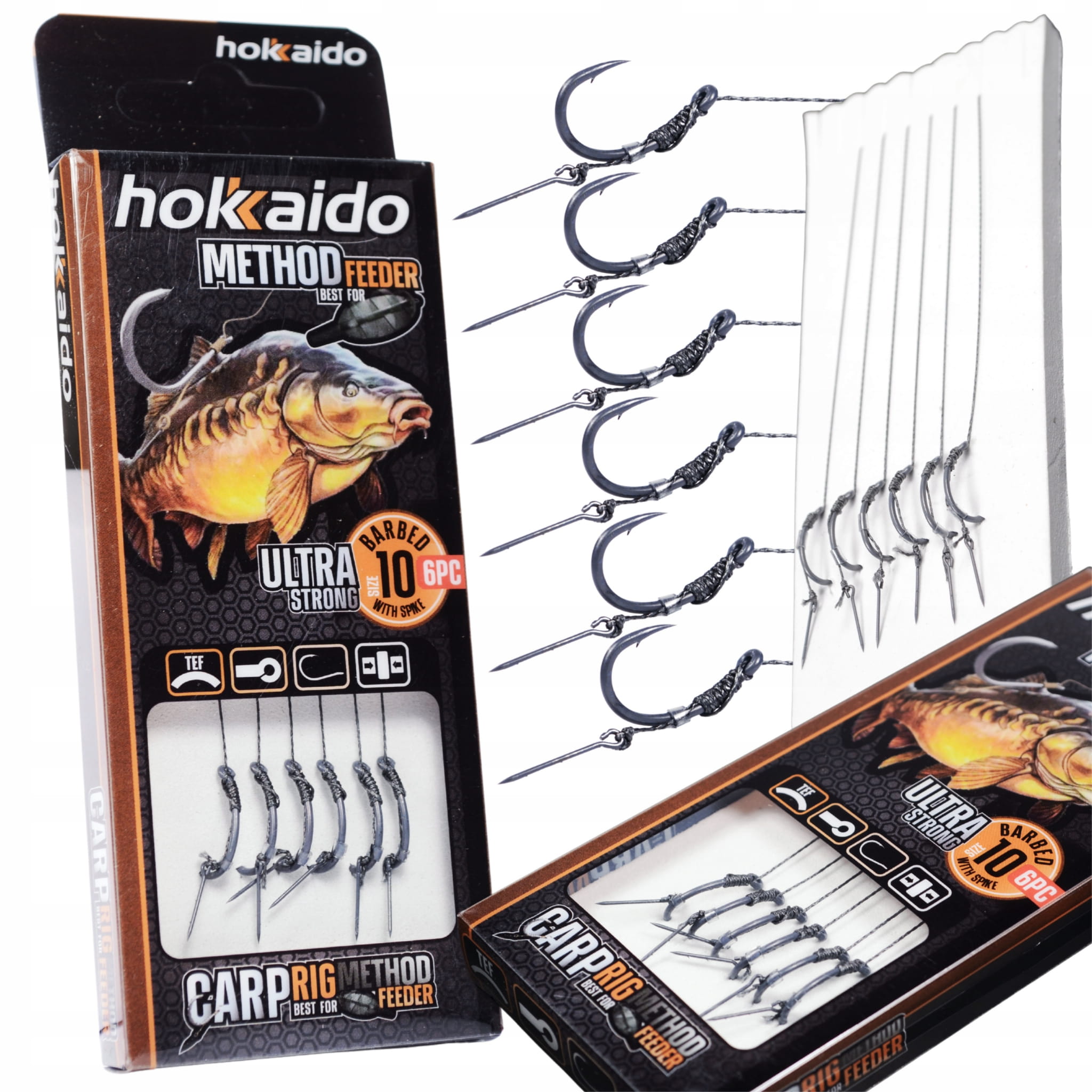 Hokkaido návazec method feeder č. 10 – detail háčku s jehlou