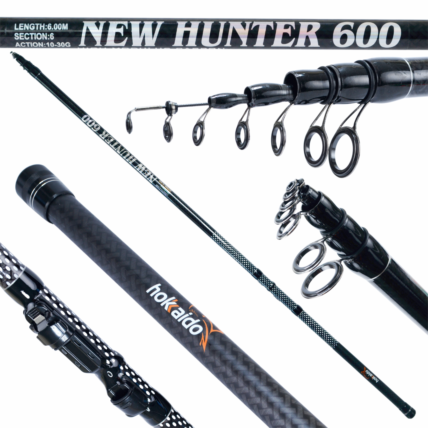 Hokkaido New Hunter 6m – celkový pohled na prut