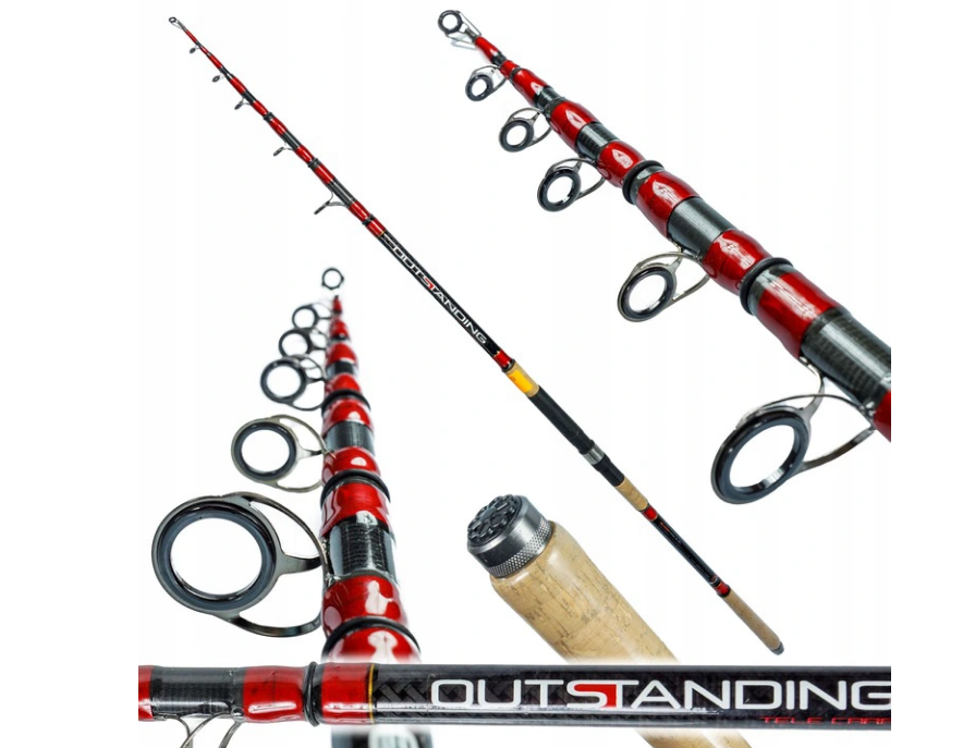 Kaprový teleskopický prut 360cm CARBON /W11159