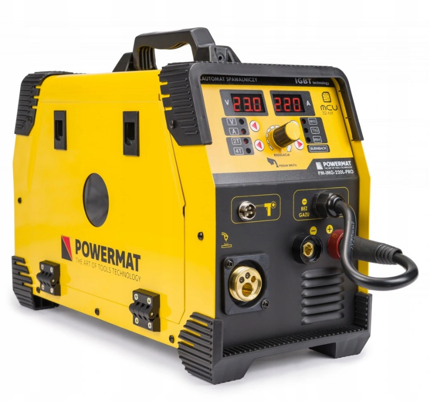 Poloautomatická invertorová svářečka 220A MIG / MAG / TIG / MMA PM-IMG-220L-PRO POWERMAT