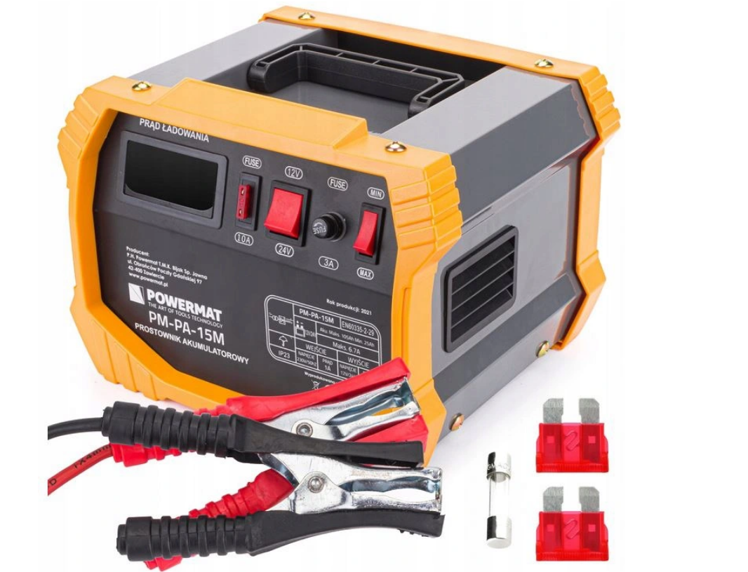 Powermat Nabíječka autobaterií 9A 12V/24V | PM-PA-15M