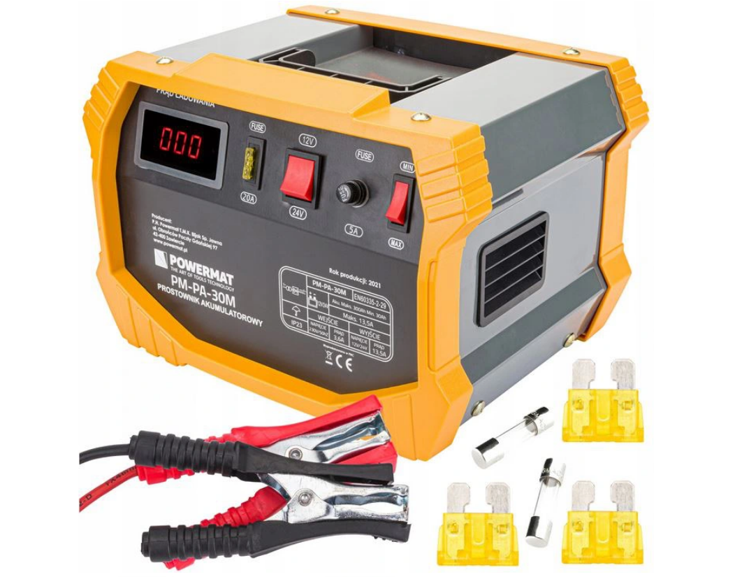 Startovací nabíječka autobaterií 30A 12V / 24V PM-PA-30M