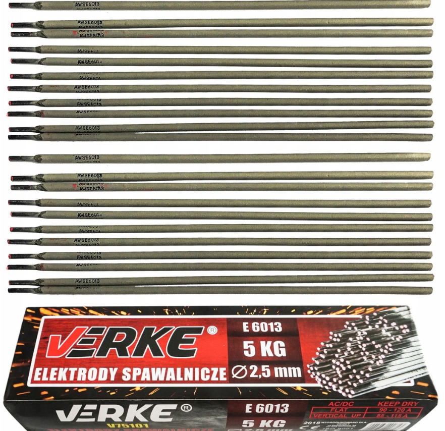 Verke Rutilové elektrody 2,5mm 5kg