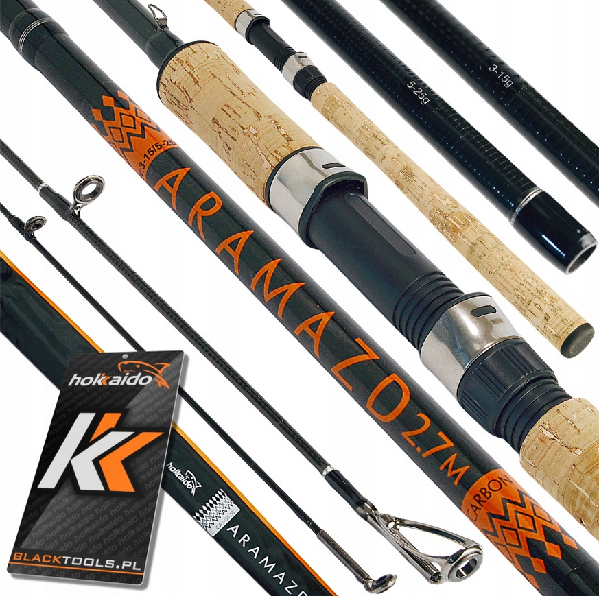 Přívlačový prut 2v1 Hokkaido Aramazd 2,7 m (3–15 g / 5–25 g)
