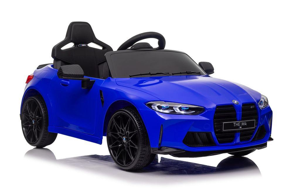 Elektrické auto BMW M4 pre deti LEAN CARS SX2418, modrá metalíza, s diaľkovým ovládaním