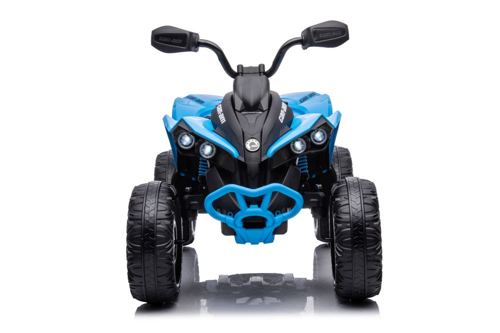 Detská elektrická štvorkolka CAN-AM Renegade modrá LEAN CARS 180 W – s diaľkovým ovládaním a LED svetlami pre deti od 3 rokov