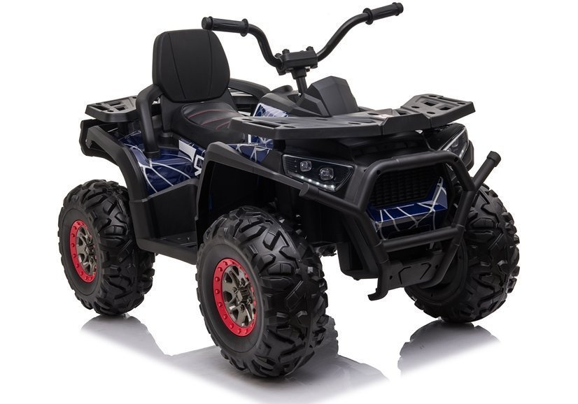 Detská elektrická štvorkolka LEAN CARS XMX607 Spider 12 V – modrá farba s bezpečnou jazdou