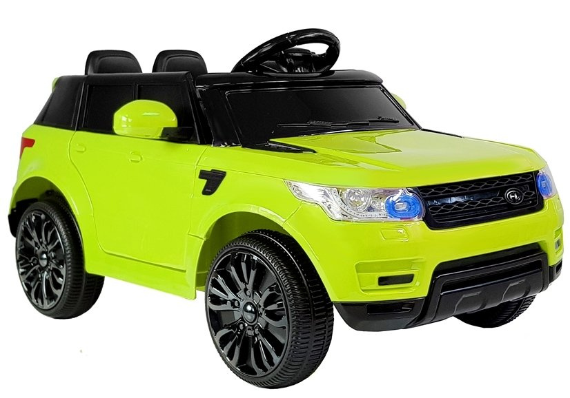 Detské elektrické autíčko LEAN CARS HL1638, zelené, na batériu, s diaľkovým ovládaním, pre deti vo veku 3–6 rokov