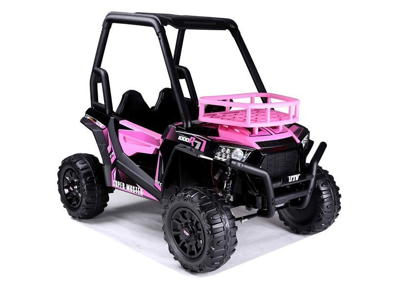 Detské elektrické autíčko Jeep JS360-1 ružové 24 V, 2× motor 200 W, diaľkové ovládanie 2,4 GHz