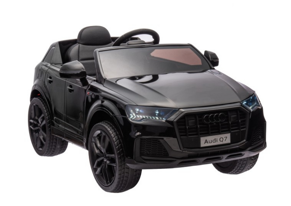 Dětské elektrické autíčko Audi Q7 černé lakované LEAN CARS - luxusní design s dálkovým ovládáním