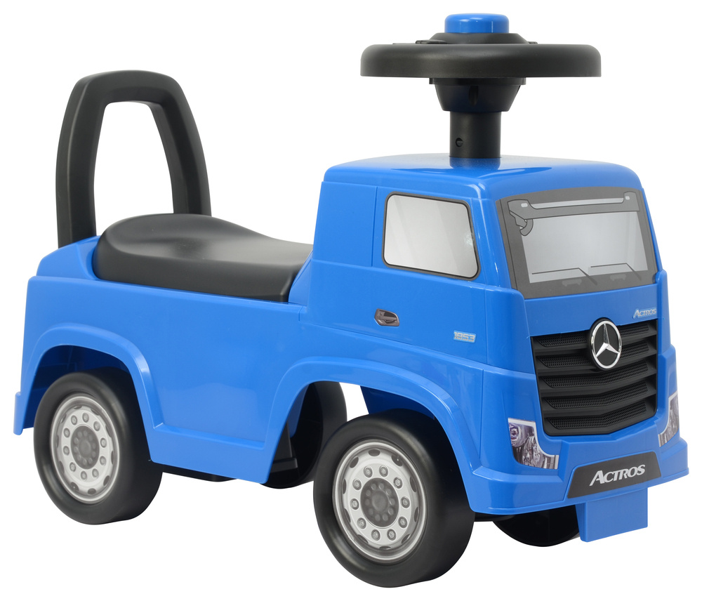 Detská odrážadlo Mercedes Actros 3316TA modré LEAN CARS s realistickými detailmi pre deti od 3 rokov