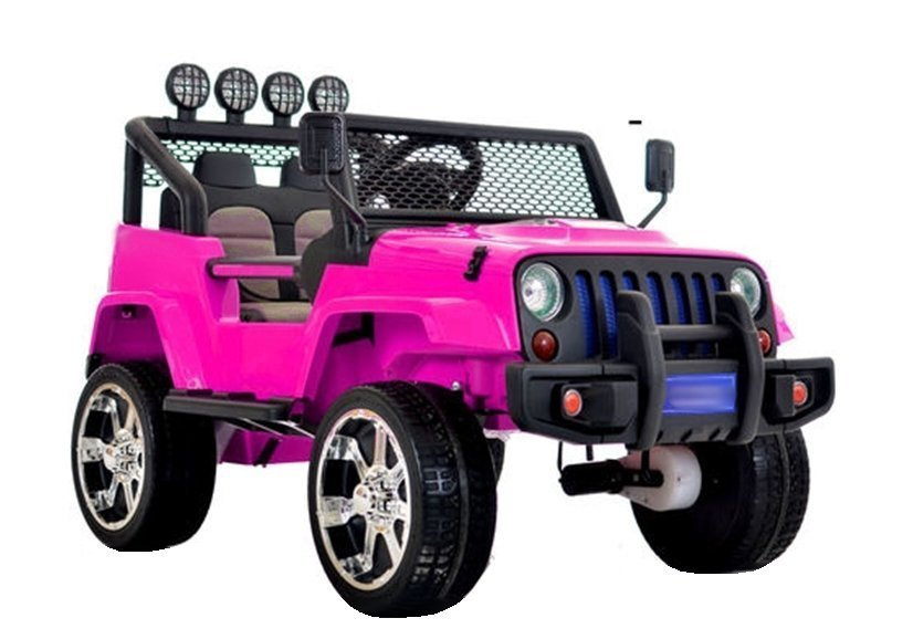 Elektrický džíp LEAN CARS S2388 ružový 4x45 W s diaľkovým ovládaním pre deti vo veku 3–8 rokov