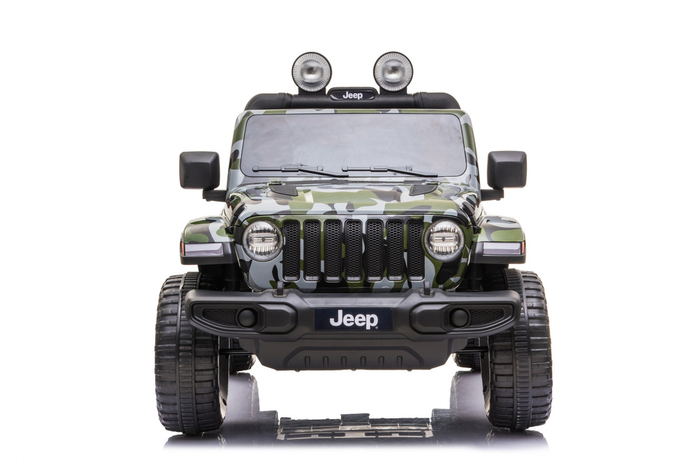 Detský elektrický Jeep Wrangler Rubicon DK-JWR555 Camo – LEAN CARS s 12 V batériou a diaľkovým ovládaním
