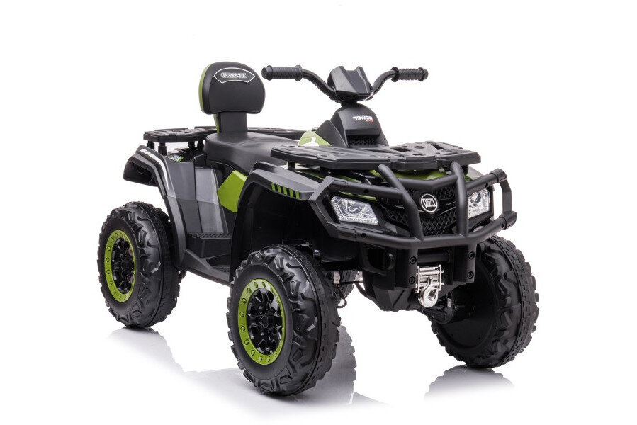 Elektrická čtyřkolka LEAN CARS Quad S615 24V Zelená Kamufláž - robustní vozítko pro děti 3-8 let