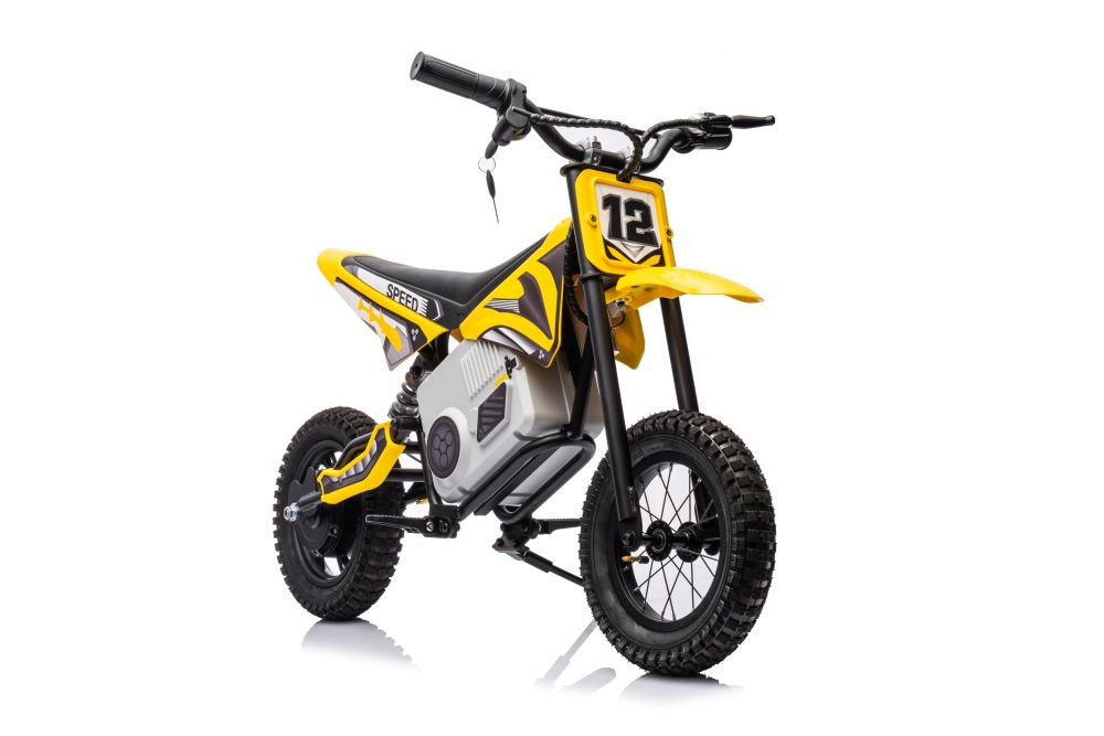Elektrická motokrosová motorka LEAN CARS A9901 Khaki 36 V 350 W – výkonná detská motorka pre deti od 6 rokov