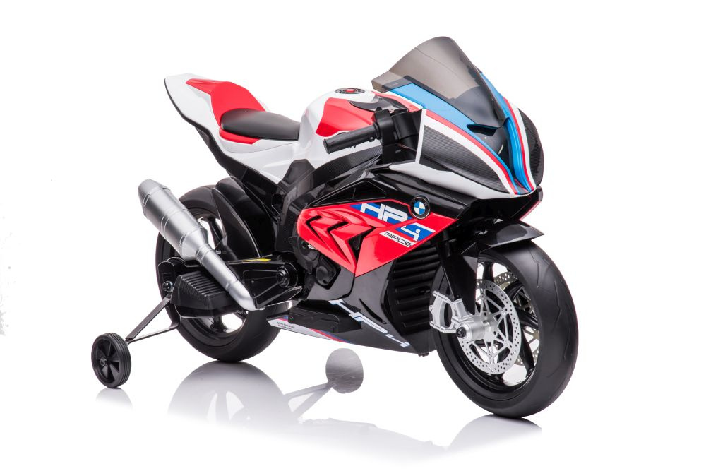 Elektrická motorka BMW HP4 Race JT5001 Červená - akumulátorová motorka LEAN CARS pro děti