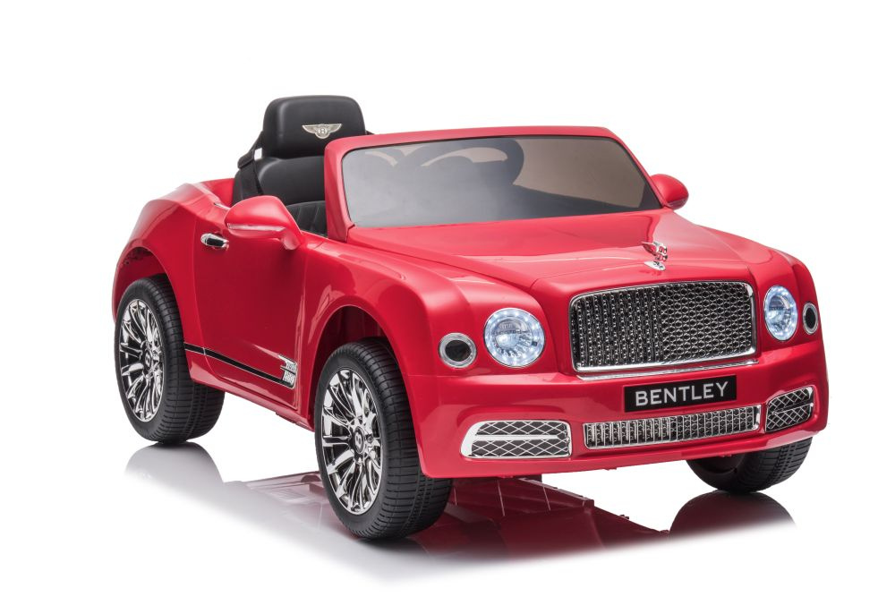 Elektrické autíčko Bentley Mulsanne červené s dálkovým ovládáním LEAN CARS - luxusní vozítko pro děti 3-8 let